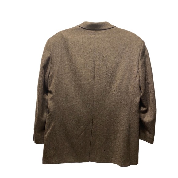 RBM Blazer Virgin Wool Old Money Made in Africa Men 44 Brown / White Flecks READ - Picture 2 of 13